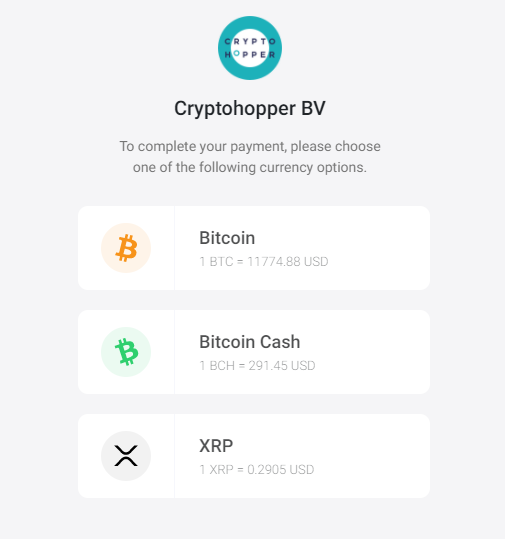 How To Pay With Bitpay Cryptohopper Documentation