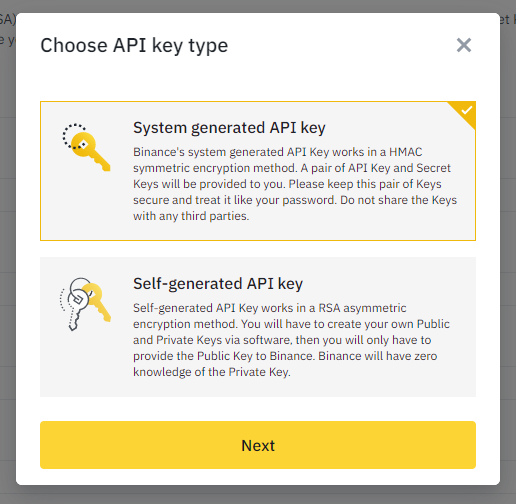 binance connection not private