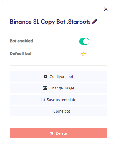 How to clone your bot