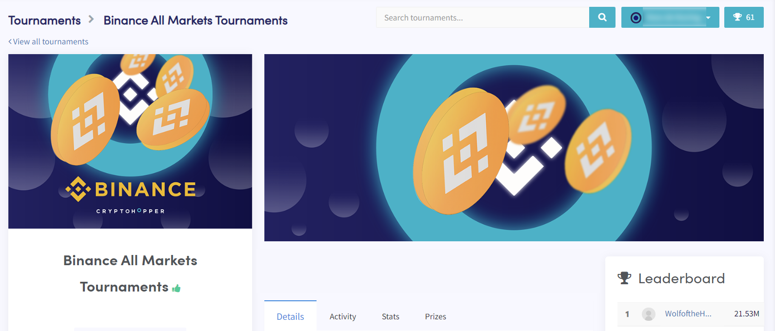 Tournament Dashboard