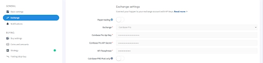 Coinbase pro step four