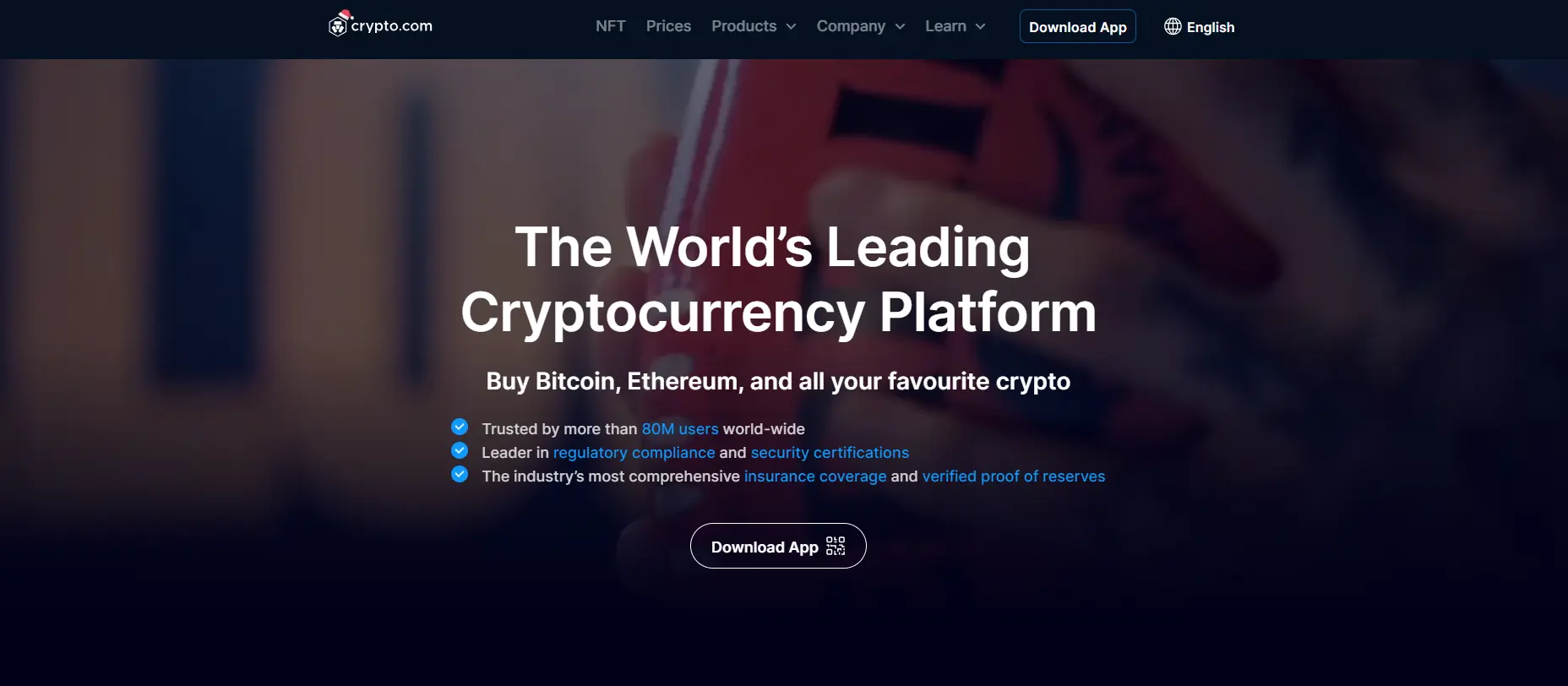 Crypto.com website