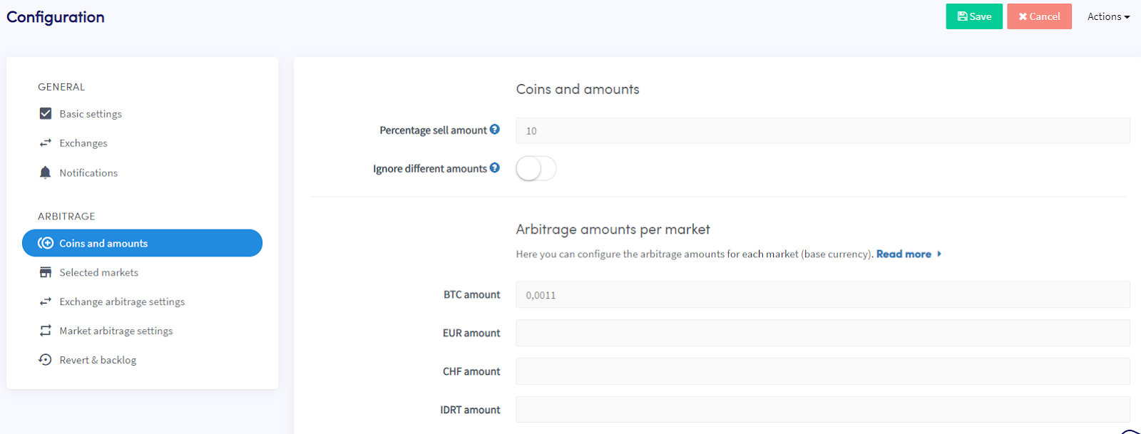 arbitrage troubleshoot