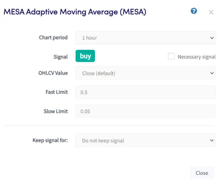 MESA on Cryptohopper