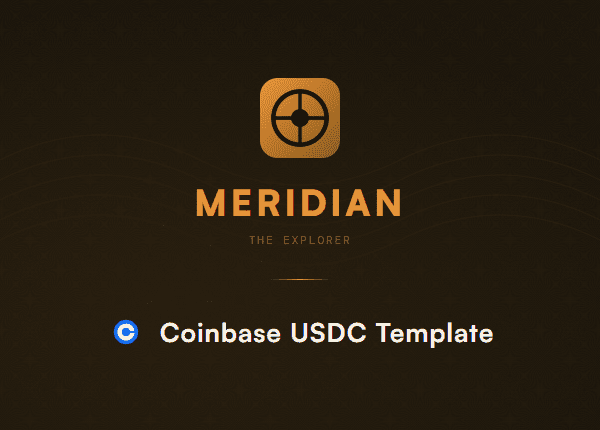 Meridian Coinbase USDC Template
