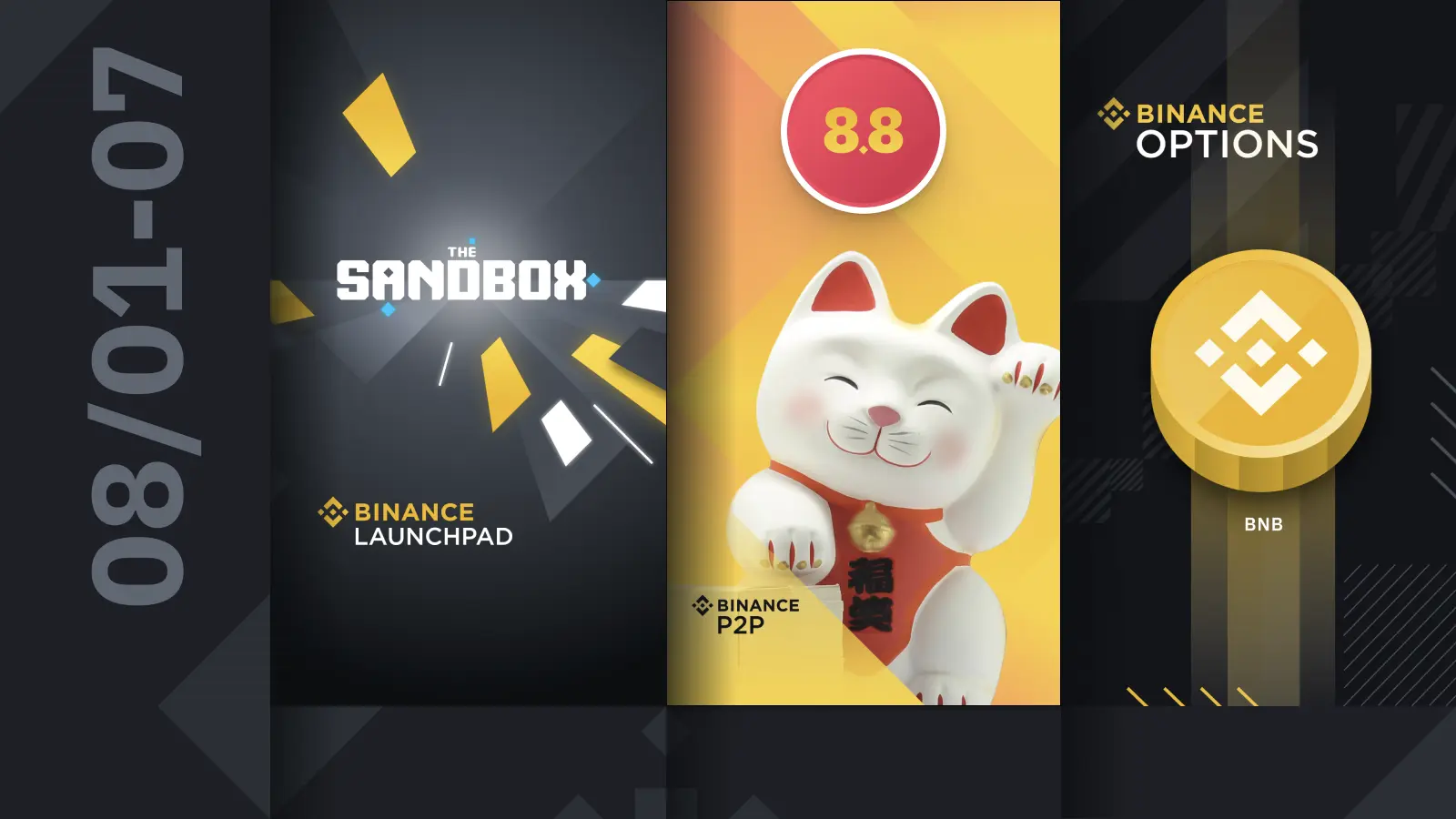 Binance Weekly Report: More BNB Options + Sandbox-Turned-Launchpad