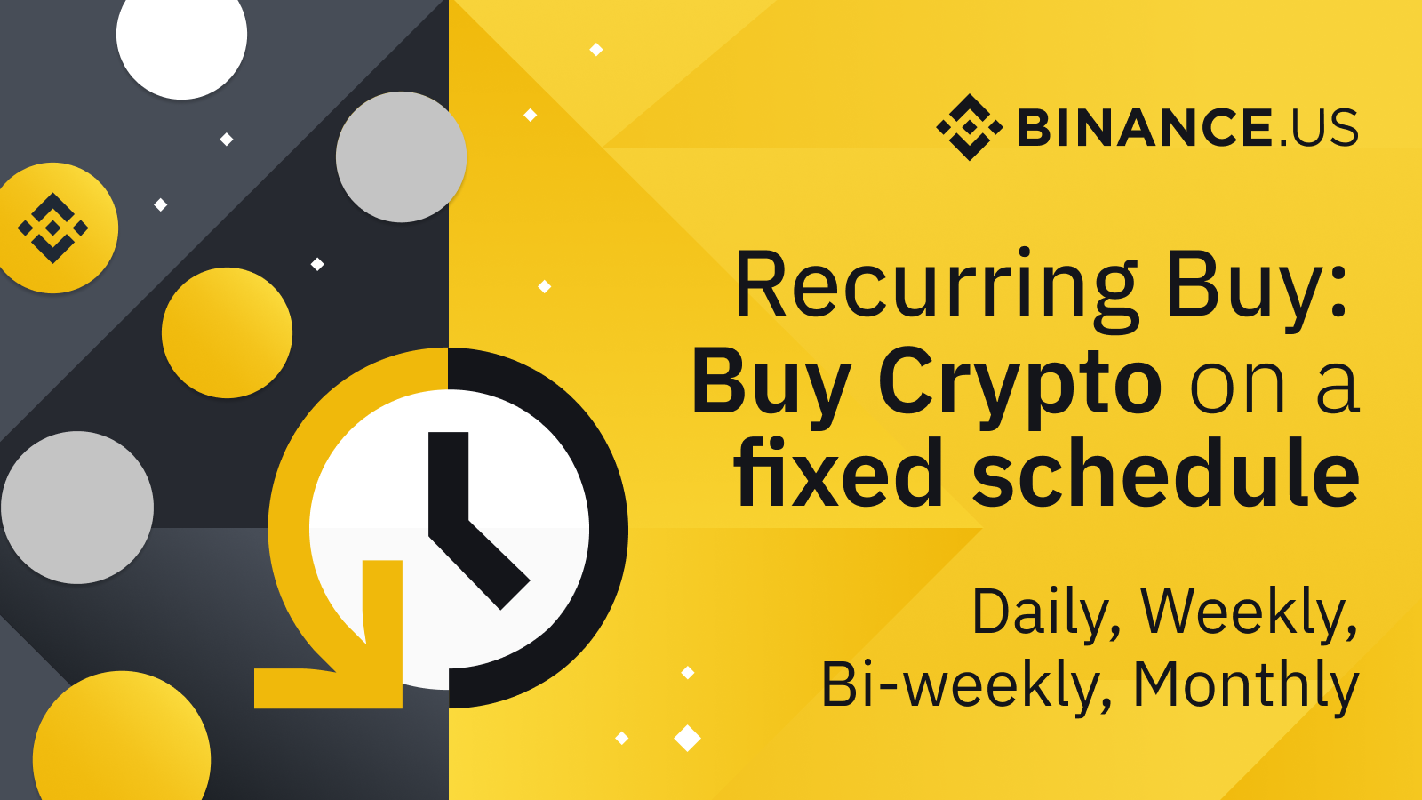 Introducing Recurring Buy Orders on Binance.US
