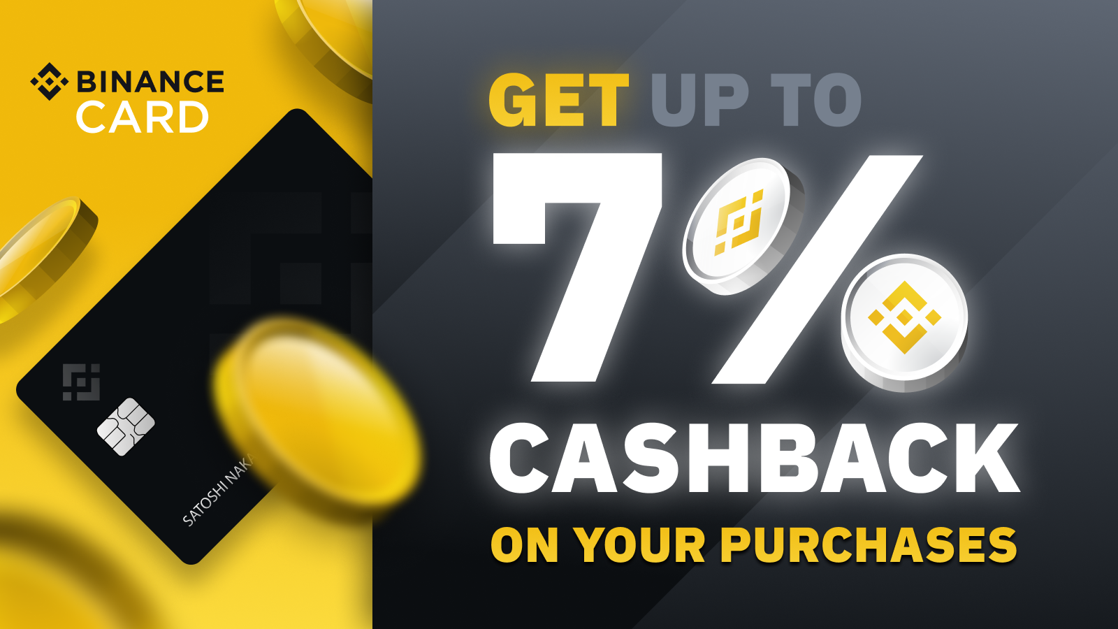 Binance Visa Cards Are Now Available in Europe. Get Up to 7% Cashback.