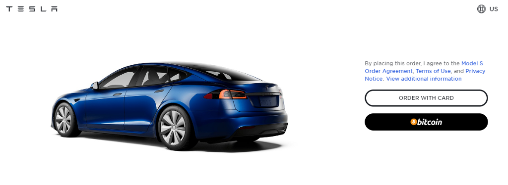 You can now buy a Tesla with Bitcoin