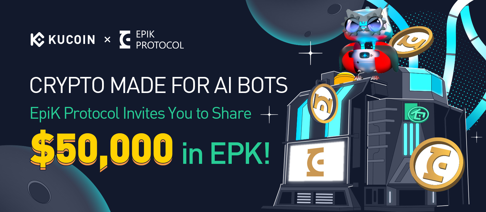 Crypto Made for AI BOTS: EpiK Protocol Invites You To Share $50,000 in EPK!