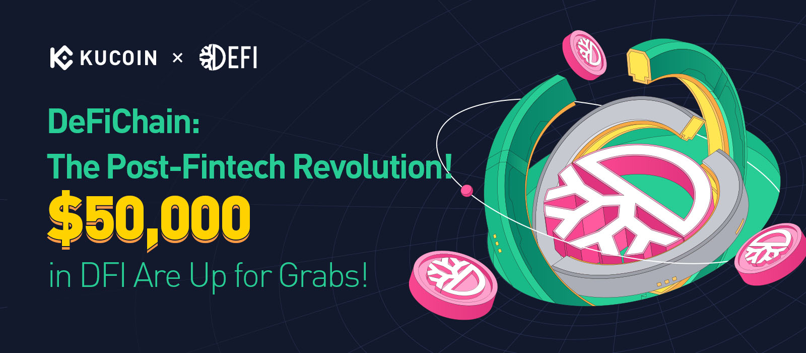 DeFiChain: The Post-Fintech Revolution! $50,000 in DFI Are Up for Grabs!