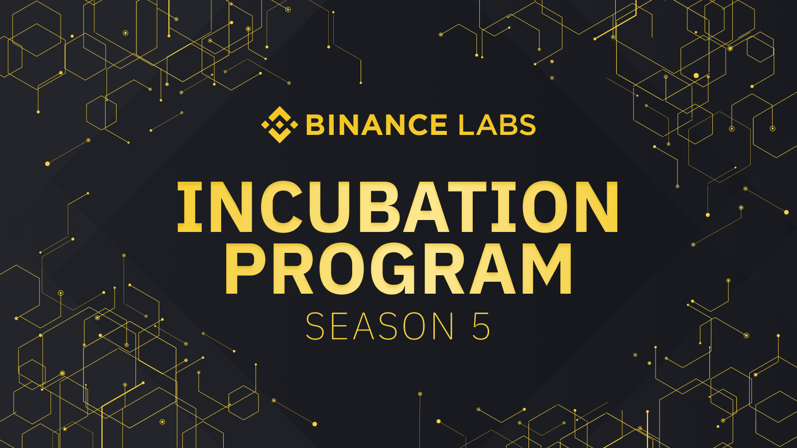 Binance Labs Incubation Program Season 5: Apply Before July 31