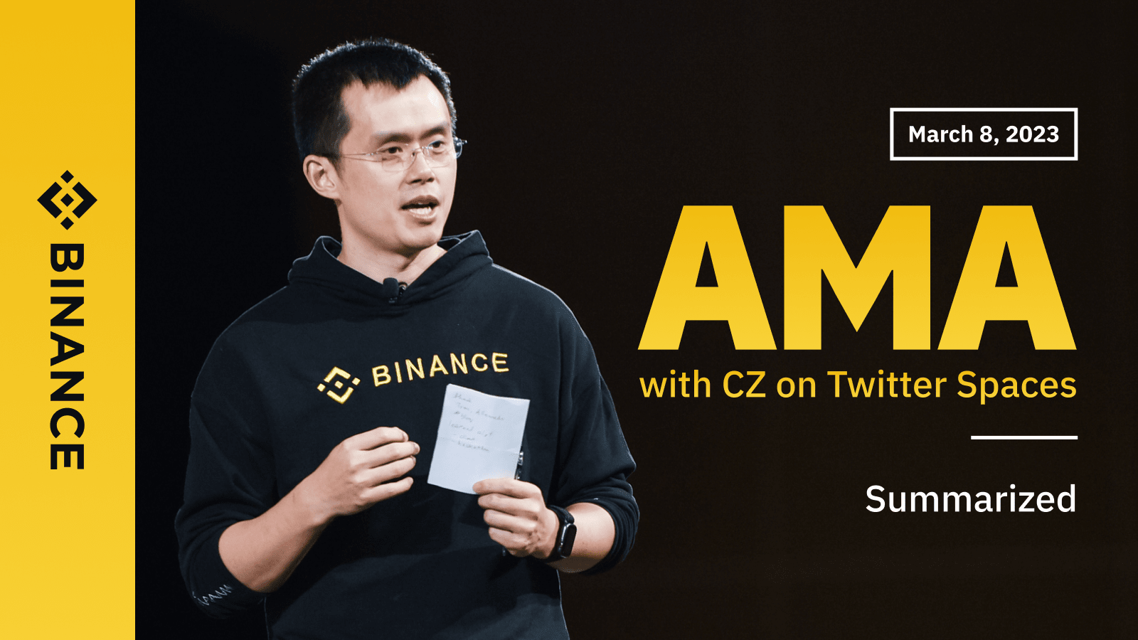 Highlights From CZ’s March 8 AMA