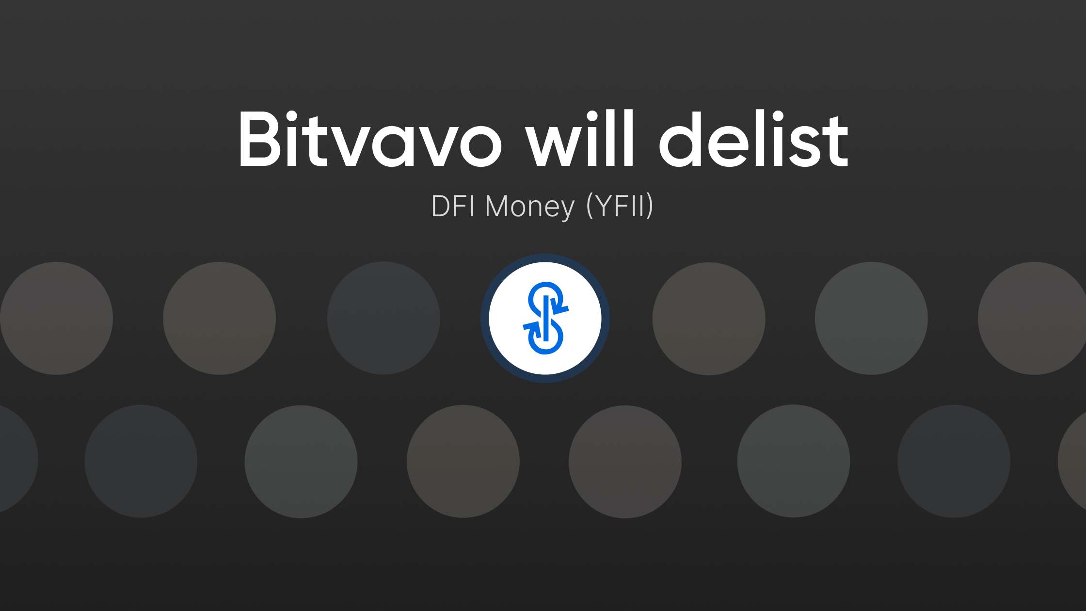 Bitvavo will delist YFII
