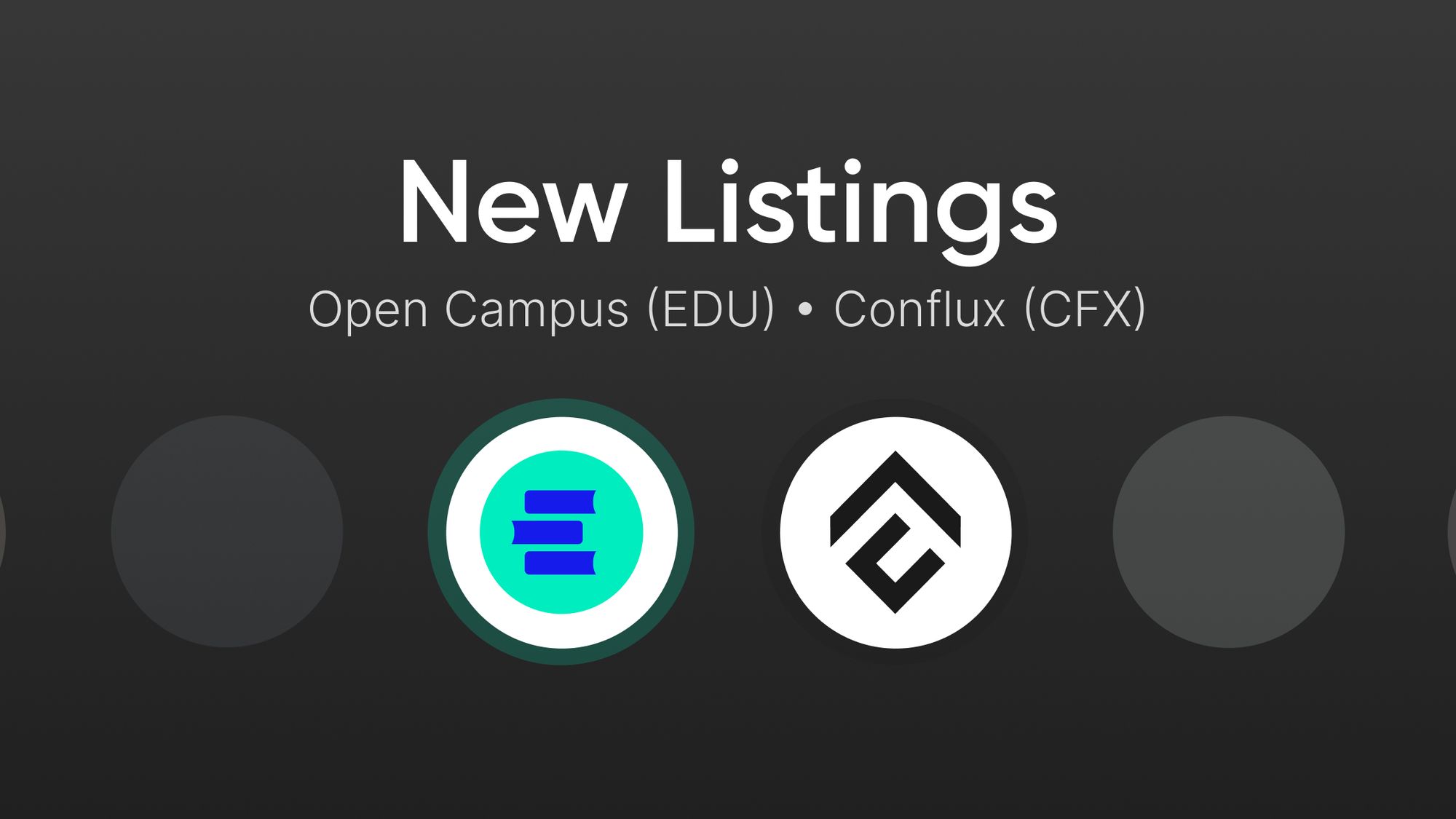 Bitvavo lists CFX and EDU