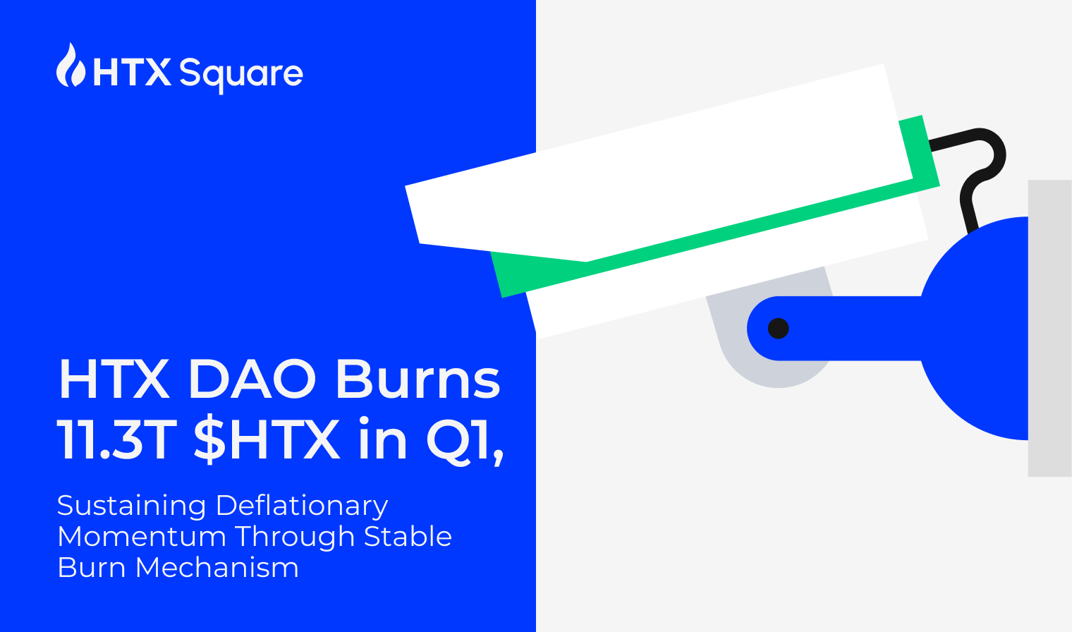 HTX DAO Burns 11.3T $HTX in Q1, Sustaining Deflationary Momentum Through Stable Burn Mechanism