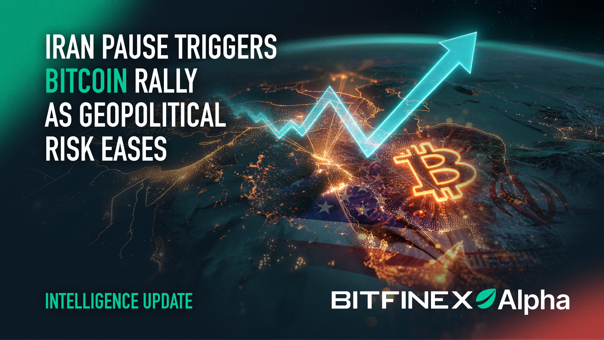 Trump’s Iran Pause Triggers Bitcoin Rally as Geopolitical Risk Reprices Markets