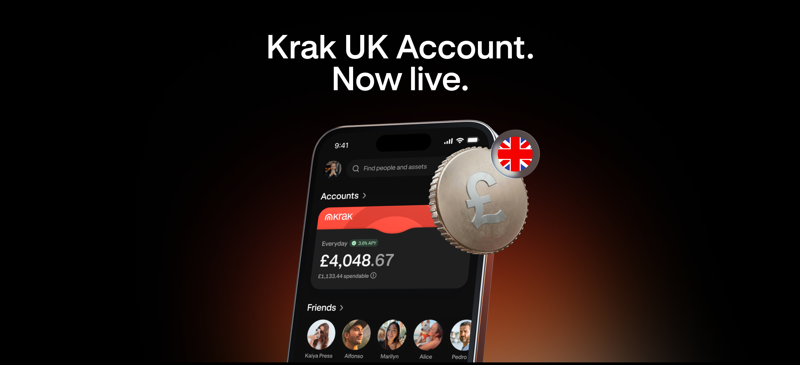 Krak launches UK accounts with 1% salary match
