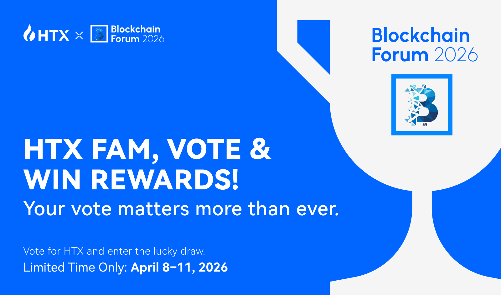 HTX & H.E. Justin Sun Nominated for 5 Awards at Blockchain Life Awards 2026! Vote Now & Share the 200 USDT Prize Pool